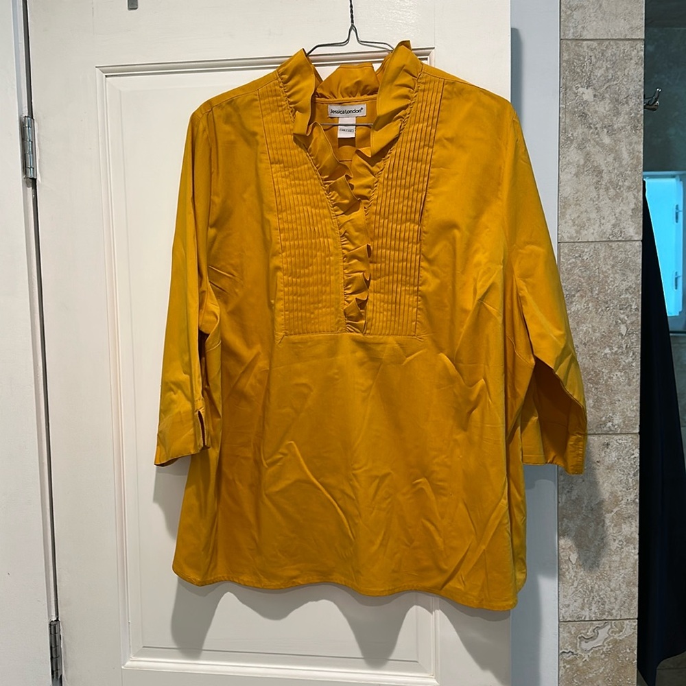Yellow mustard tunic.